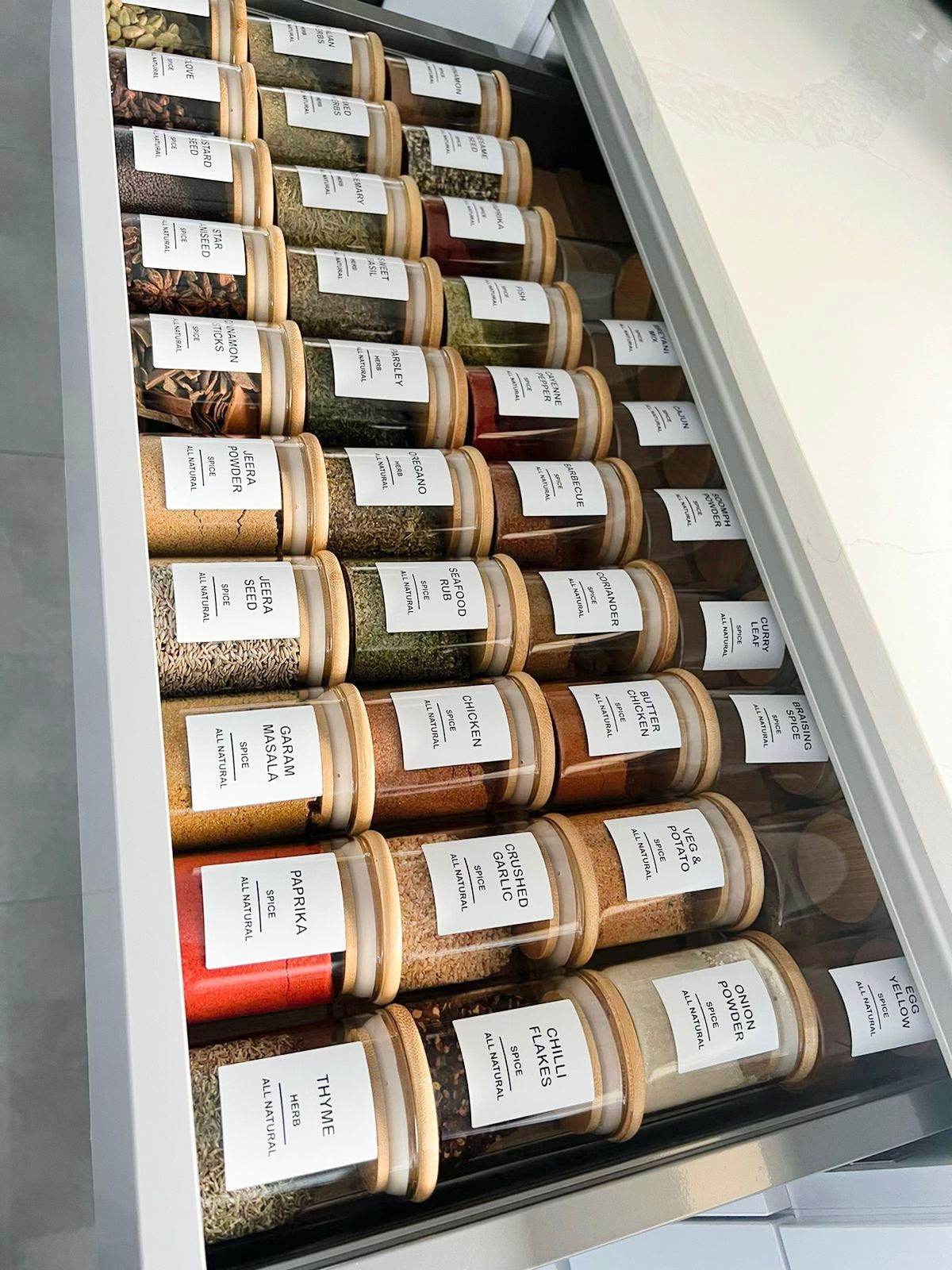 Bamboo Glass Jar – 200ml