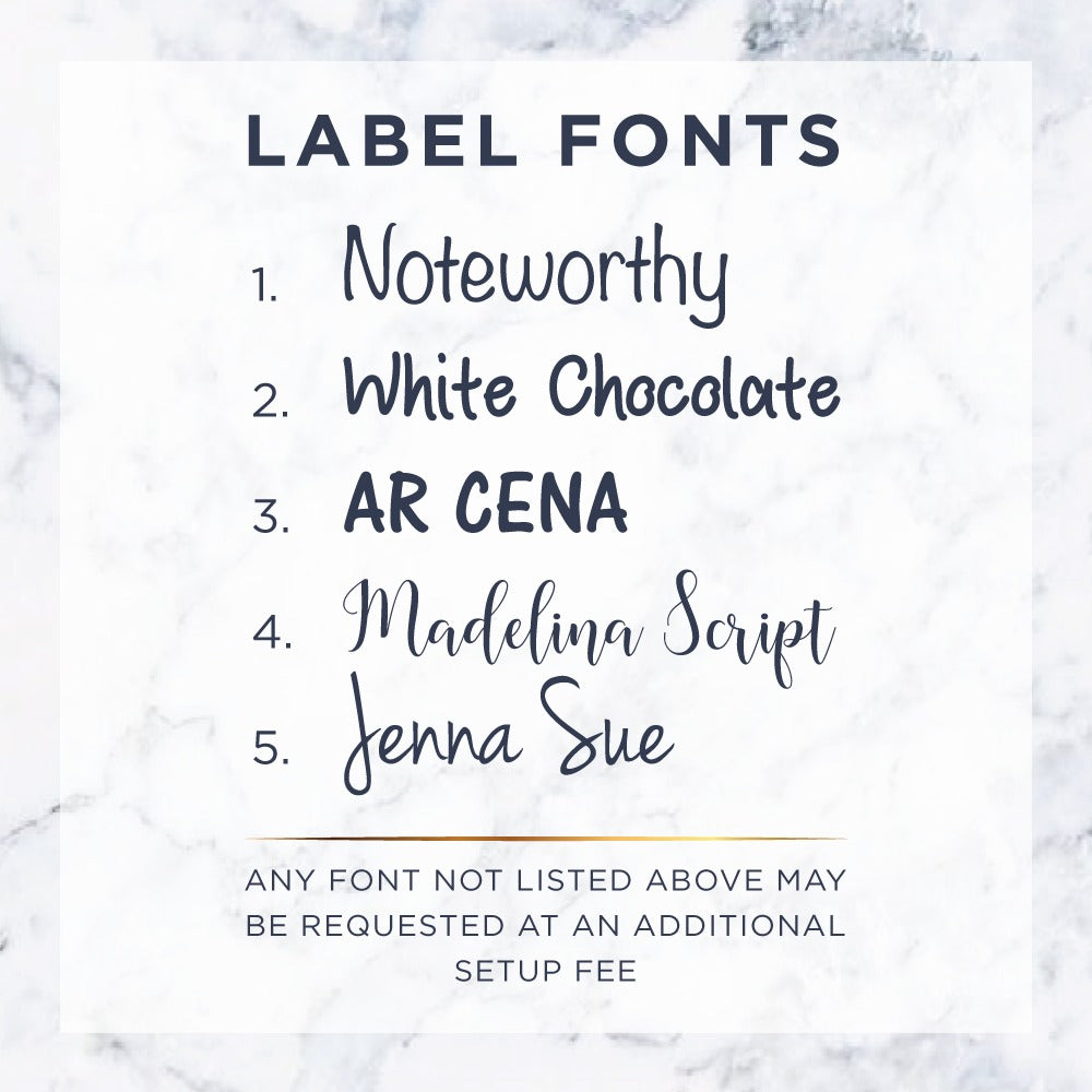 Customized Standard Vinyl Labels