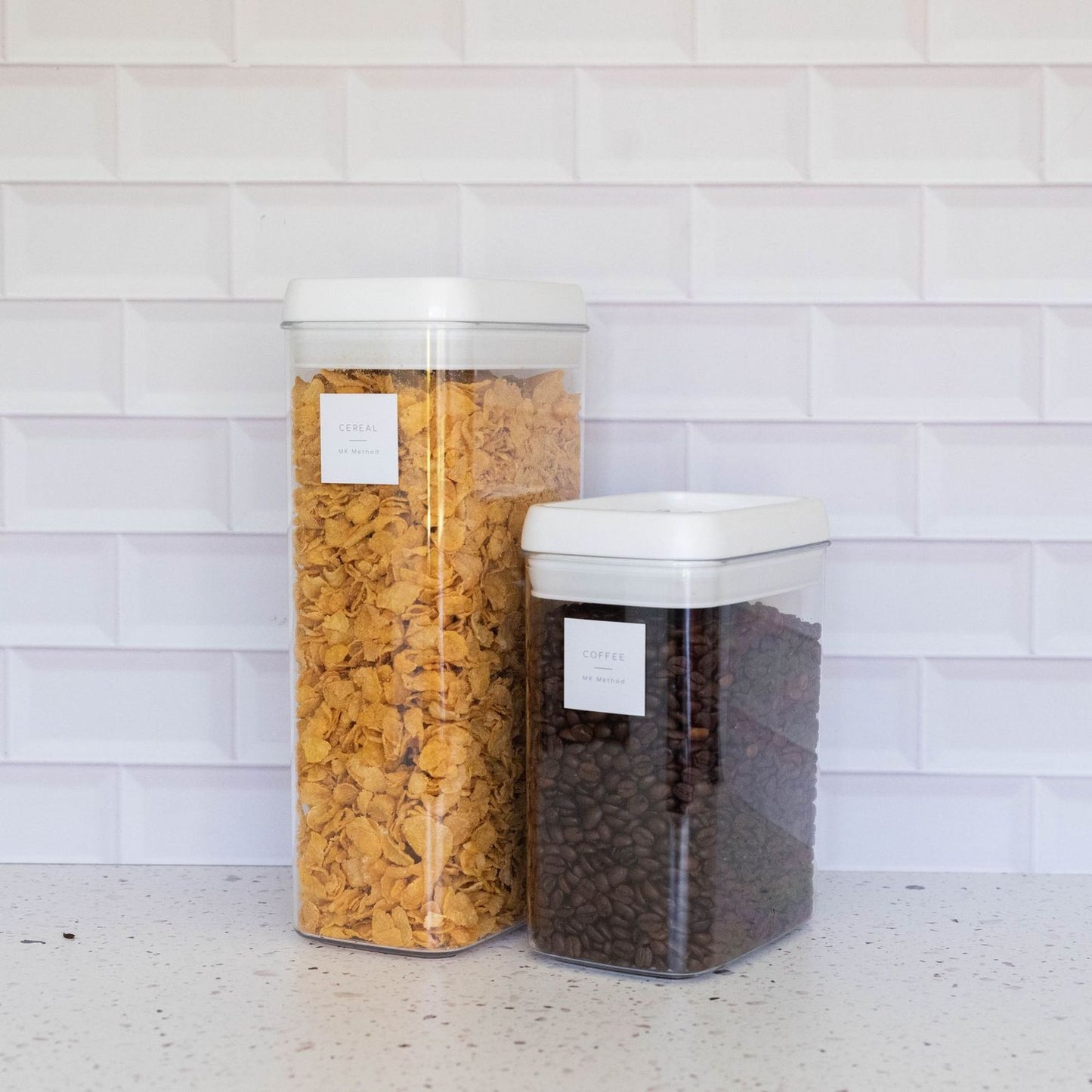 1.7L & 3.3L Acrylic Container Combo