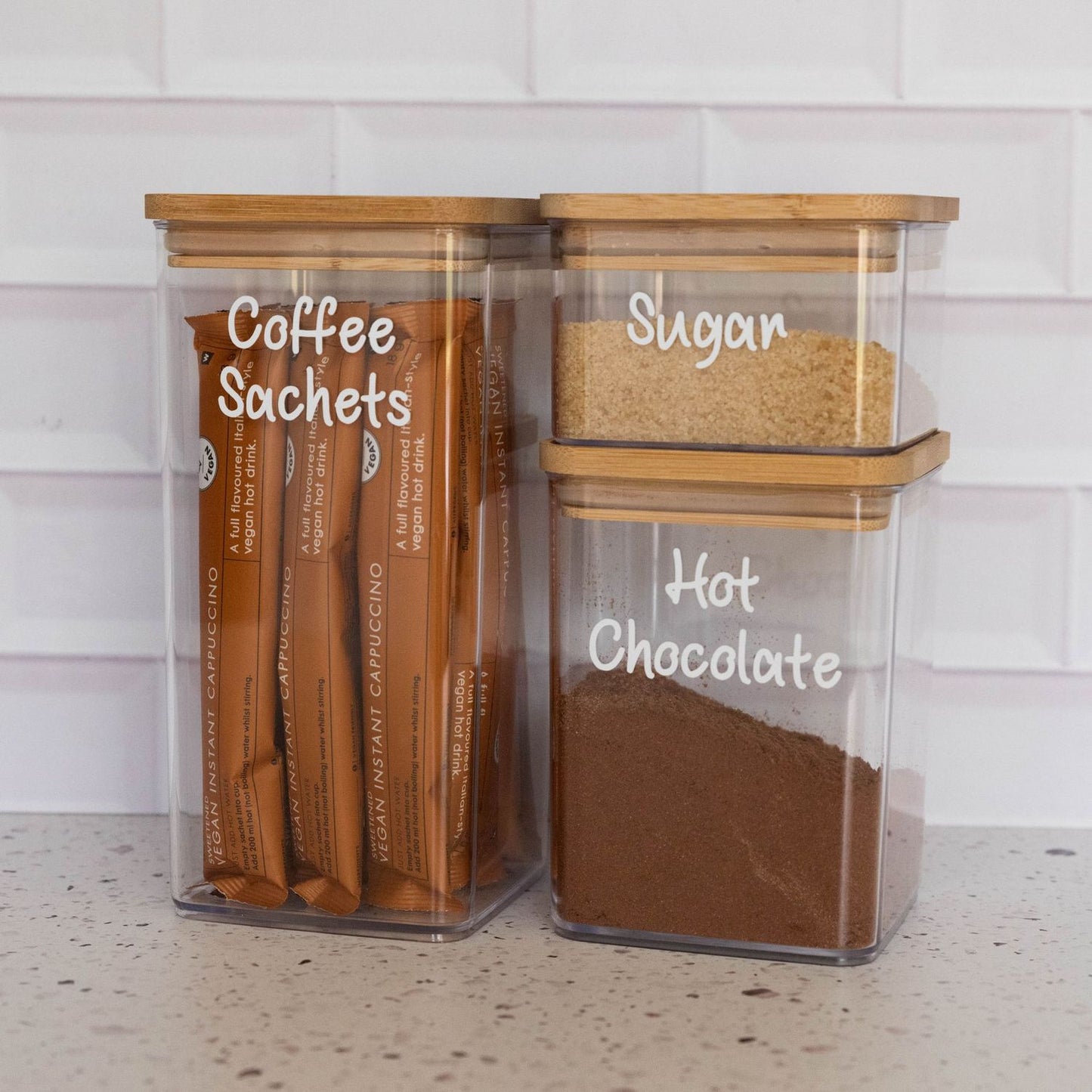 Bamboo Acrylic 1.5L Square