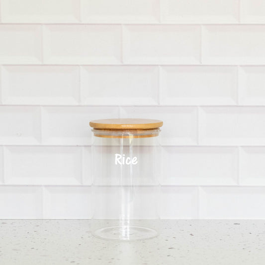 Bamboo Glass Jar – 1000ml