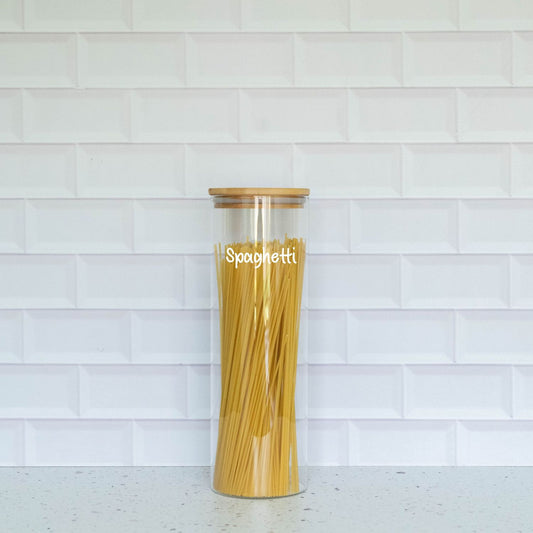 Bamboo Glass Jar – 1650ml