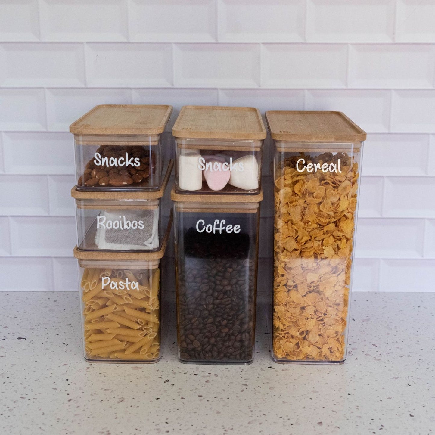 Bamboo Acrylic 1L Rectangle