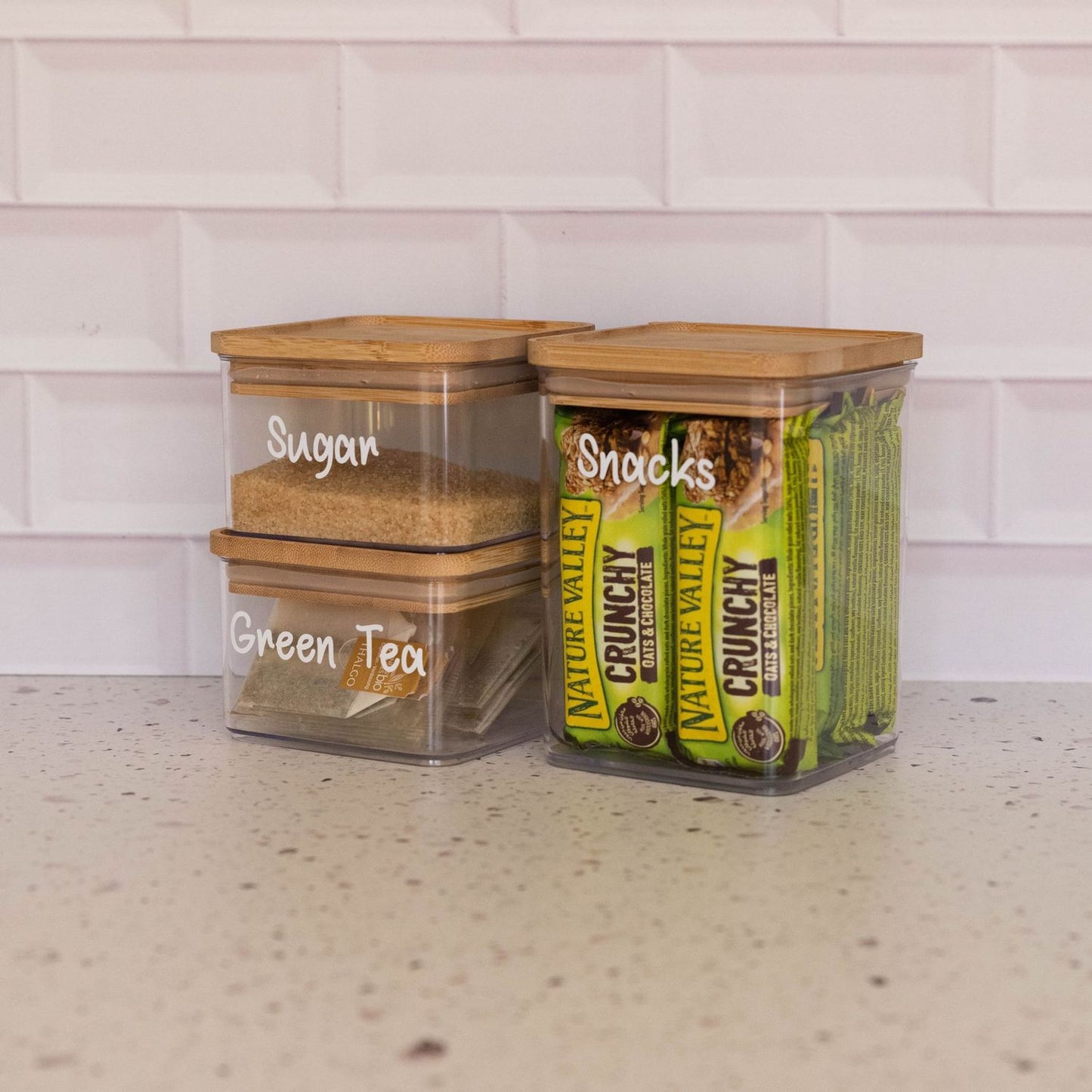 Bamboo Acrylic 0.5L Square