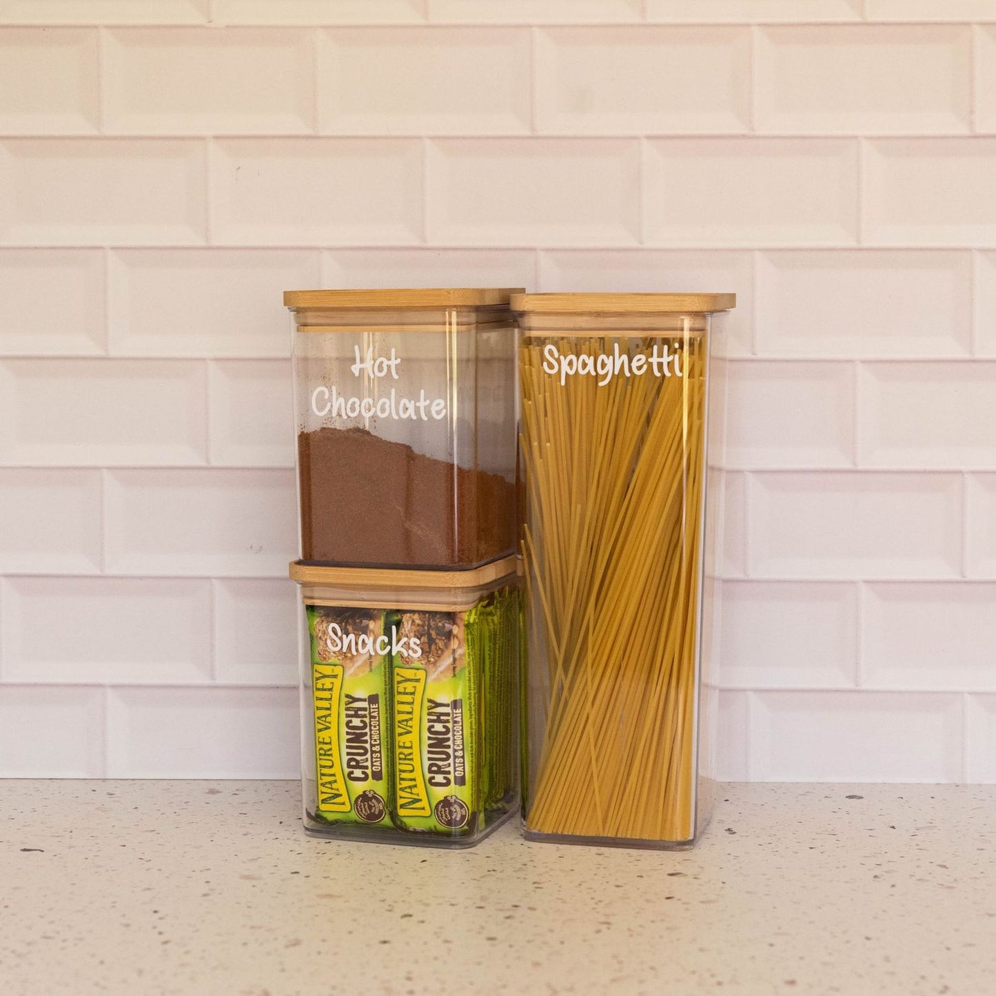 Bamboo Acrylic 1L Square