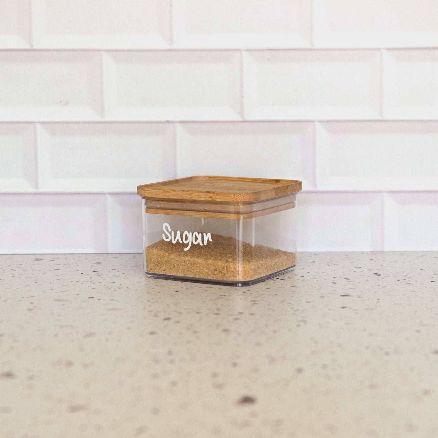 Bamboo Acrylic 0.5L Square