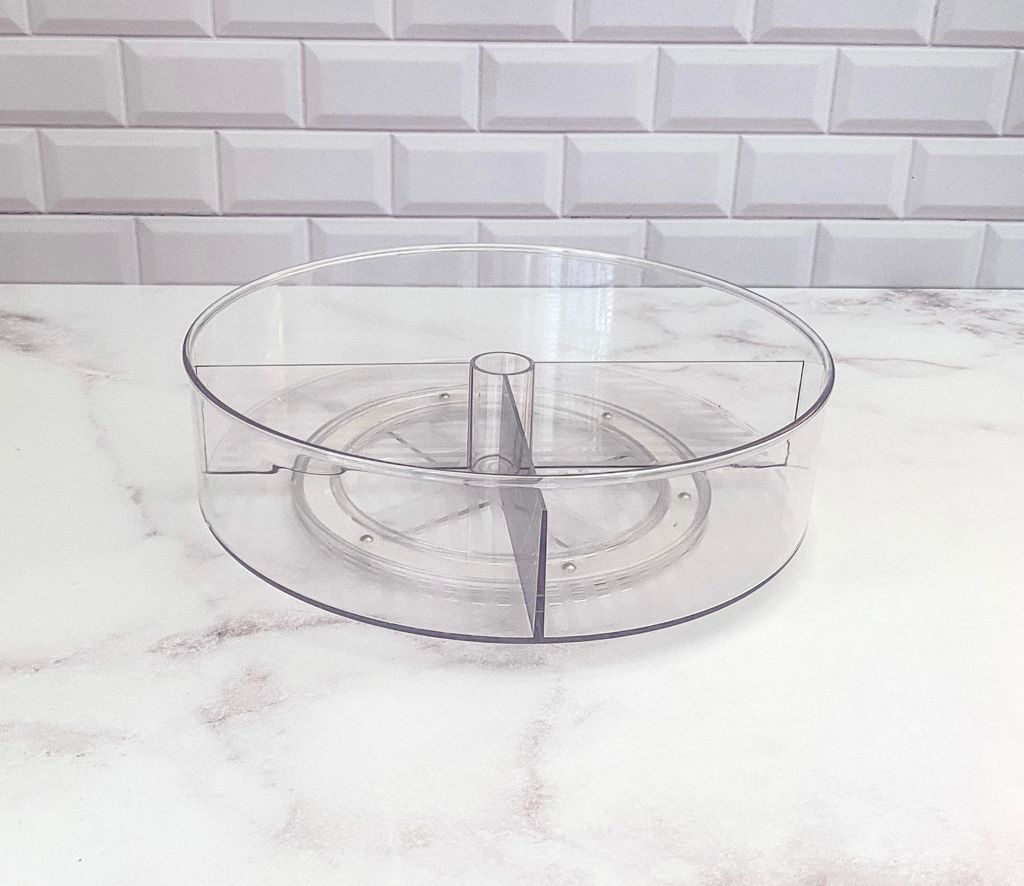 Clear Divided Lazy Susan 30.5cm