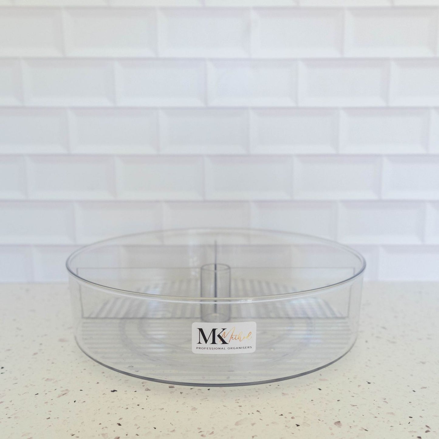 Clear Divided Lazy Susan 30.5cm