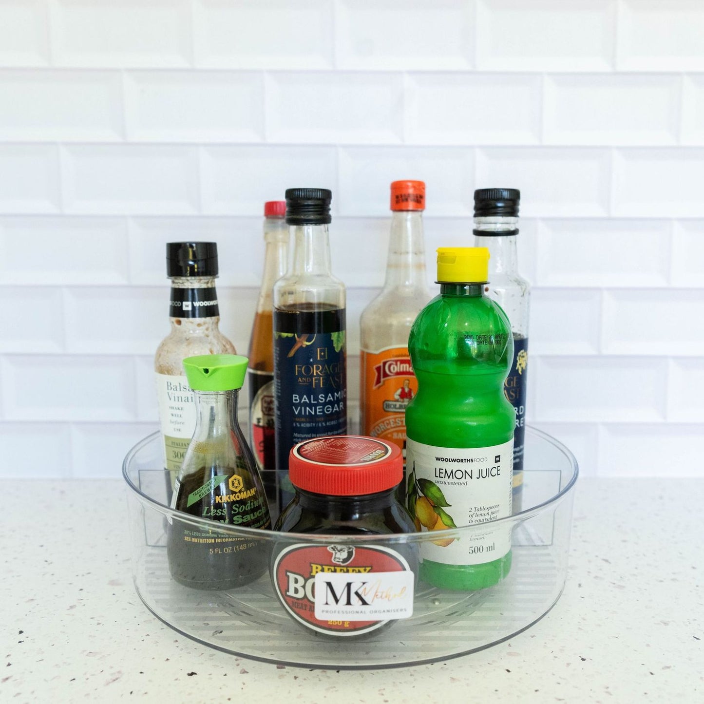 Clear Divided Lazy Susan 30.5cm