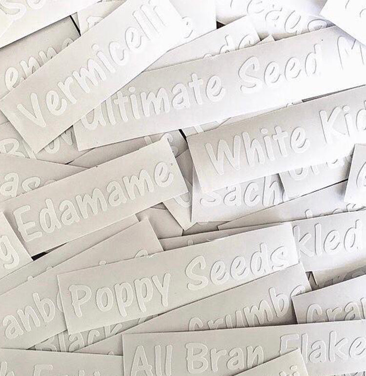 Customized Standard Vinyl Labels