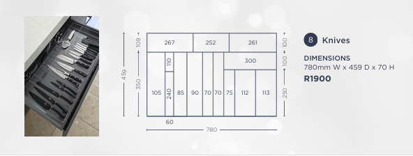 Knives Drawer Insert