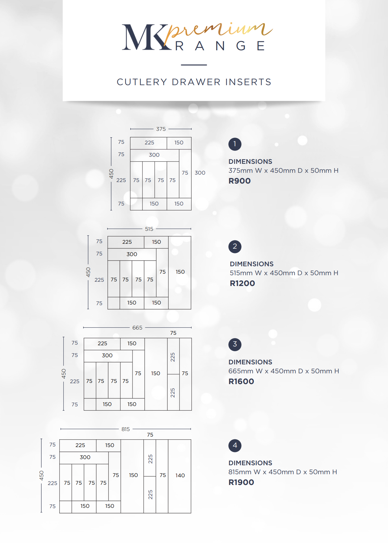 Cutlery Drawer Inserts
