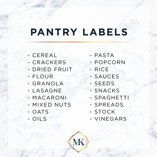 Pantry Label Set