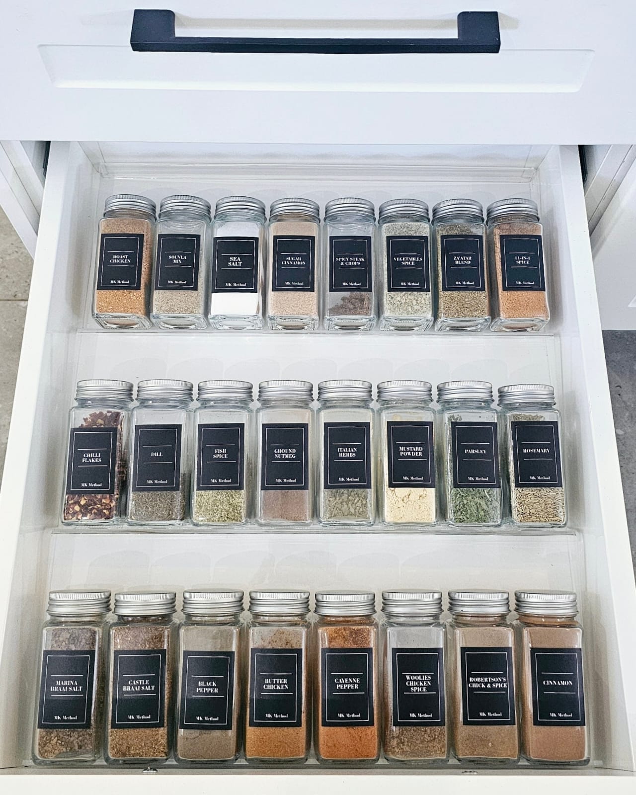 Silver Spice Jars 100ml