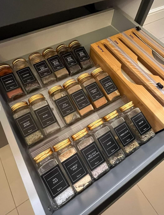 Gold Spice Jars 100ml