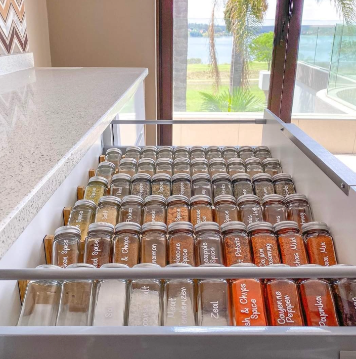 Silver Spice Jars 100ml