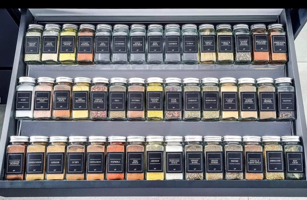 Silver Spice Jars 100ml