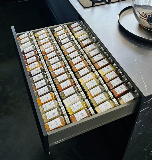 Silver Spice Jars 100ml