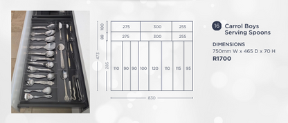 Serving Spoons Drawer Insert