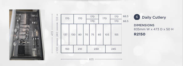 Daily Cutlery Drawer Insert