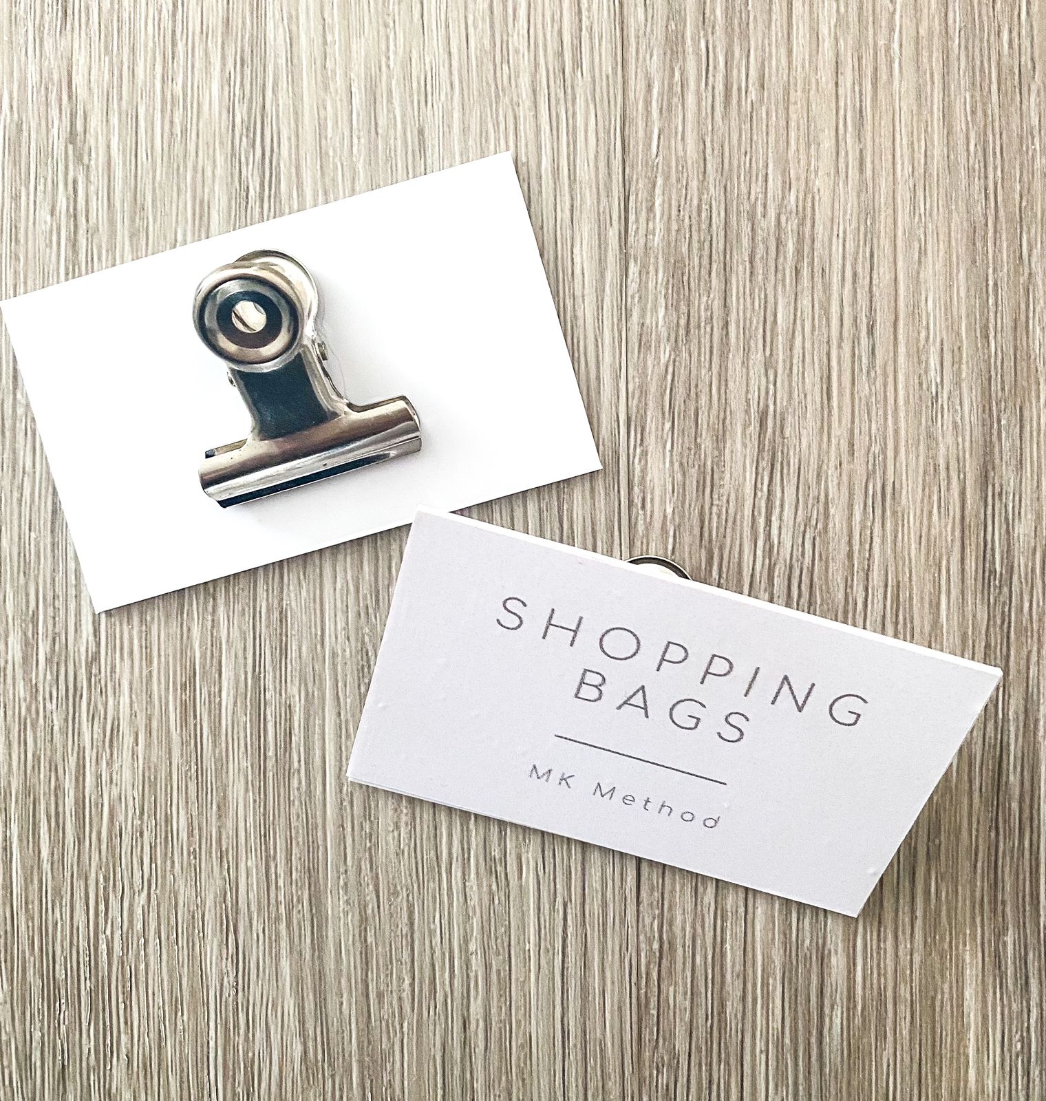 Perspex Tags Clip on Perspex Labels – MK Method