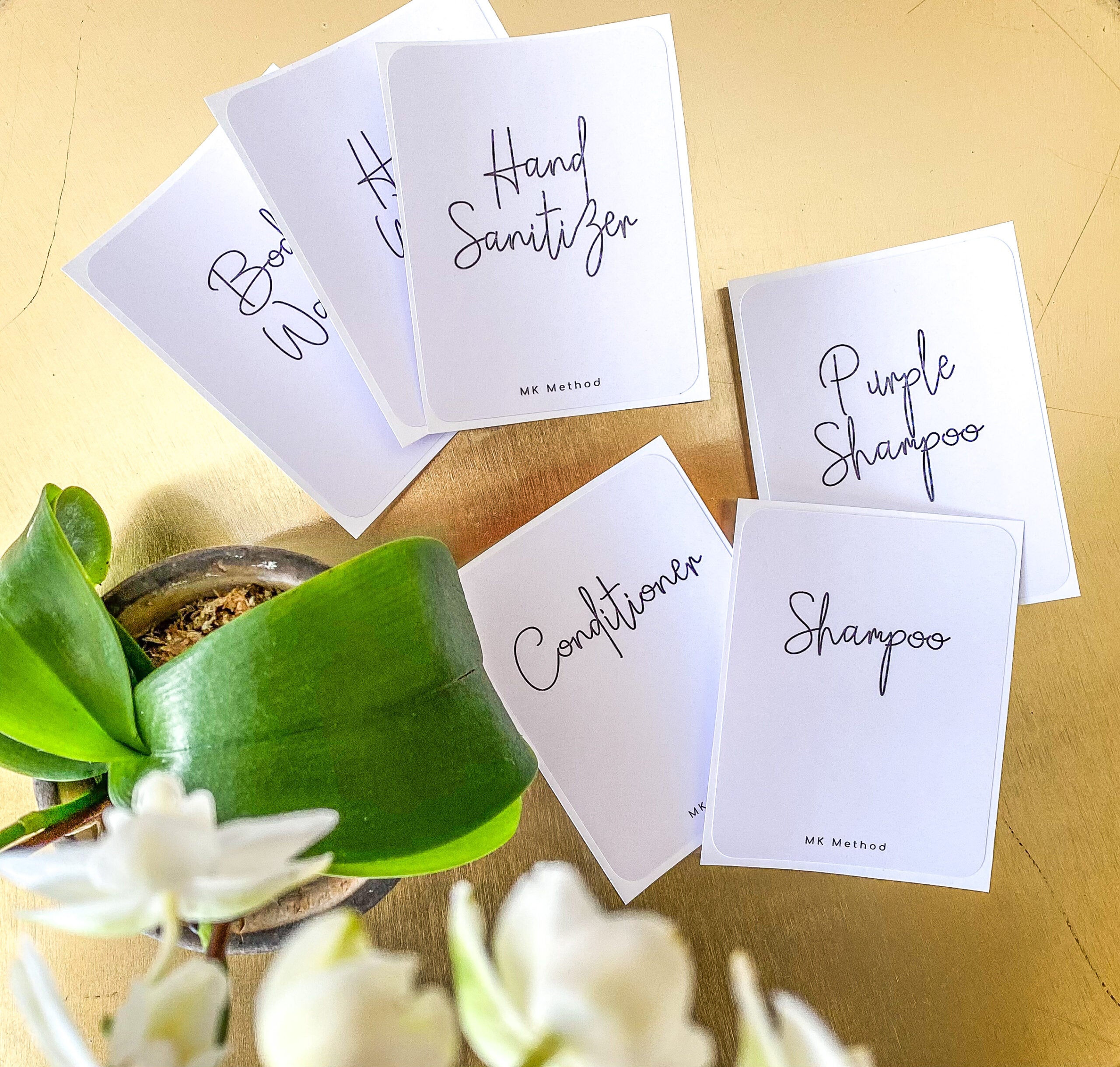 Cursive Labels – MK Method