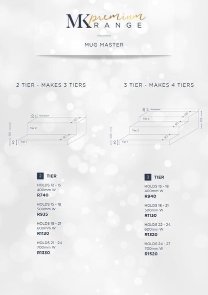 MK Premium3- Tier Mug Master